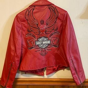 Red Harley Davidson Jacket
